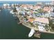 Picturesque waterfront property with private docks and convenient boat access at 187 175Th Terrace E Dr, Redington Shores, FL 33708