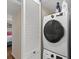 Convenient laundry area with stacked washer and dryer, and ample storage at 201 W Laurel St # 702, Tampa, FL 33602