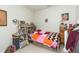 Cozy bedroom with a colorful quilt, twin bed, and decor at 2211 Kings Palace Dr, Riverview, FL 33578