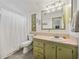 Bathroom featuring a shower/tub and decorative accents at 35026 Colony Hills Dr, Zephyrhills, FL 33541