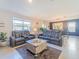 Inviting living room features plush seating and neutral tones, offering a cozy gathering space at 5571 Birch River Trl, Wesley Chapel, FL 33545