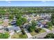 Residential neighborhood with diverse houses, mature trees, and well-maintained streets under a blue sky at 5907 Tampa Shores Blvd, Tampa, FL 33615