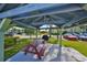 Covered picnic area near manicured lawns and ample parking at 6123 113Th St # 510, Seminole, FL 33772