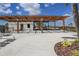 Community pavilion with ample seating and shade offers a relaxing spot with playground views at 6907 Crestpoint Dr, Apollo Beach, FL 33572