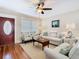 Cozy living room with hardwood floors, comfortable seating, and stylish decor, creating a welcoming atmosphere at 714 W Peninsular St, Tampa, FL 33603
