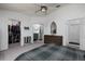 Bedroom showcasing walk-in closet and ensuite bathroom at 9409 Sun Isle Ne Dr, St Petersburg, FL 33702