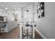 Eat-in kitchen featuring an island with barstool seating, and nearby dining at 9905 Woodbay Dr, Tampa, FL 33626