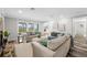 Spacious living room with a walkout, comfortable furnishings, and stylish decor for relaxation at 13936 Harbor View Dr, Seminole, FL 33776