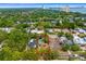 Beautiful aerial view with the property highlighted in red with water views at 2925 W Alline Ave, Tampa, FL 33611