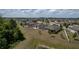 Aerial view of a neighborhood showcasing spacious backyards at 12308 Chaya Ct, Spring Hill, FL 34610