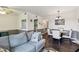 Inviting living room and dining area with stylish furniture and decor, perfect for entertaining guests at 1900 59Th N Ave # 108, St Petersburg, FL 33714