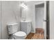 This bathroom features a tiled shower and a modern vanity at 3413 N 12Th St, Tampa, FL 33605