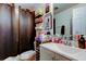 Well-organized bathroom featuring modern fixtures, convenient storage, and a clean, functional design at 4676 66Th N Pl, Pinellas Park, FL 33781