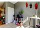Bright kitchen area featuring a coffee bar and extra storage space at 4676 66Th N Pl, Pinellas Park, FL 33781