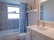 Bathroom featuring a vanity with a sink and mirror, toilet, and a bathtub at 5343 Sagamore Ct, New Port Richey, FL 34655
