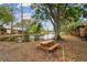 This beautiful water view and picnic table enhance the outdoor experience of this home at 6343 92Nd N Pl # 2102, Pinellas Park, FL 33782