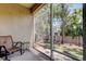 Covered lanai with views of the backyard at 13217 Canopy Creek Dr, Tampa, FL 33625