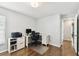 Cozy home office featuring wood floors and ample lighting at 15018 Greeley Dr, Tampa, FL 33625