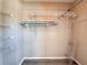 Open closet featuring white shelves for optimum storage at 2930 S Pines Dr # 109, Largo, FL 33771