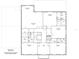 Proposed custom home second floor plan features bedrooms, bonus rooms and a loft at 3021 W Lawn Ave, Tampa, FL 33611