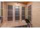 Detailed view of the sauna's interior, highlighting the natural wood and features for relaxation and wellness at 3105 S Schiller St, Tampa, FL 33629