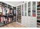 Spacious walk-in closet with custom shelving and shoe racks at 3105 S Schiller St, Tampa, FL 33629