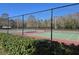 Community tennis courts bordered by lush greenery and a tall fence offer a recreational amenity at 3358 Mermoor Dr # 2106, Palm Harbor, FL 34685