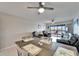 This well-lit dining room offers a charming view at 803 Bahia Del Sol Dr # 66, Ruskin, FL 33570