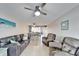 This open-concept living room provides ample natural light and comfortable seating at 803 Bahia Del Sol Dr # 66, Ruskin, FL 33570