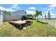 Spacious back yard with firepit and deck at 10612 Strawberry Tetra Dr, Riverview, FL 33578