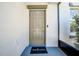 A welcoming entryway with a Welcome mat and a neutral-colored front door at 10612 Strawberry Tetra Dr, Riverview, FL 33578