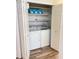 Convenient closet with washer and dryer at 1200 Abbey Crescent Ln, Clearwater, FL 33759