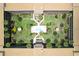 Aerial view of manicured courtyard with central pool, greenery, and geometric walkways at 12760 Indian Rocks Rd # 579, Largo, FL 33774