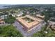 Aerial view of the multi Gathering structure showing parking areas, nice landscaping and neighborhood at 12760 Indian Rocks Rd # 579, Largo, FL 33774