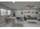 Inviting living space with a desk area, comfortable seating, and bright lighting at 12760 Indian Rocks Rd # 579, Largo, FL 33774