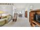 Open living room with dining area and lots of natural light at 2291 Americus W Blvd # 23, Clearwater, FL 33763