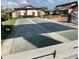 Outdoor shuffleboard court offers a fun recreational activity for the community at 4558 Blossom Blvd # D, Zephyrhills, FL 33542