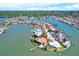 Picturesque waterfront community featuring homes with docks, pools, and stunning water access at 5630 Bayview Dr, Seminole, FL 33772