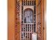 Custom wine cellar with wooden racks displaying a wide variety of wines at 5630 Bayview Dr, Seminole, FL 33772