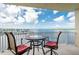 Relax on this outdoor balcony that features comfy seating and breathtaking waterfront views at 8800 Bay Pines Blvd # 318, St Petersburg, FL 33709