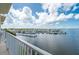 Gorgeous view of the marina from the unit's balcony at 8800 Bay Pines Blvd # 318, St Petersburg, FL 33709