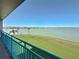 Beautiful waterfront views from the condo's balcony at 1 Key Capri # 301E, Treasure Island, FL 33706