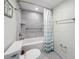 Updated bathroom with stylish tile, providing a comfortable and modern experience at 1 Key Capri # 301E, Treasure Island, FL 33706