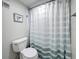 Modern bathroom featuring a combined shower and tub, complemented by new tiling and modern fixtures at 1 Key Capri # 301E, Treasure Island, FL 33706