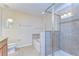 Bathroom features a soaking tub and a separate glass-enclosed shower at 10144 Arbor Run Dr # 122, Tampa, FL 33647
