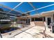 Pool with a screened enclosure, perfect for outdoor living and entertaining at 112 Gause Dr, Venice, FL 34293