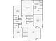 Upstairs floorplan featuring four bedrooms including the primary bedroom, a loft and two bathrooms at 11416 Carlton Fields Dr, Riverview, FL 33579