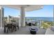 The expansive balcony boasts seating and amazing views of the marina and cityscape at 175 1St S St # 3008, St Petersburg, FL 33701