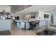 Stylish bar area with modern fixtures, ample seating, and TV screens, perfect for entertaining guests at 175 1St S St # 3008, St Petersburg, FL 33701