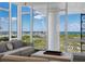 Inviting living room with expansive windows providing panoramic views of the bay and lush greenery at 175 1St S St # 3008, St Petersburg, FL 33701